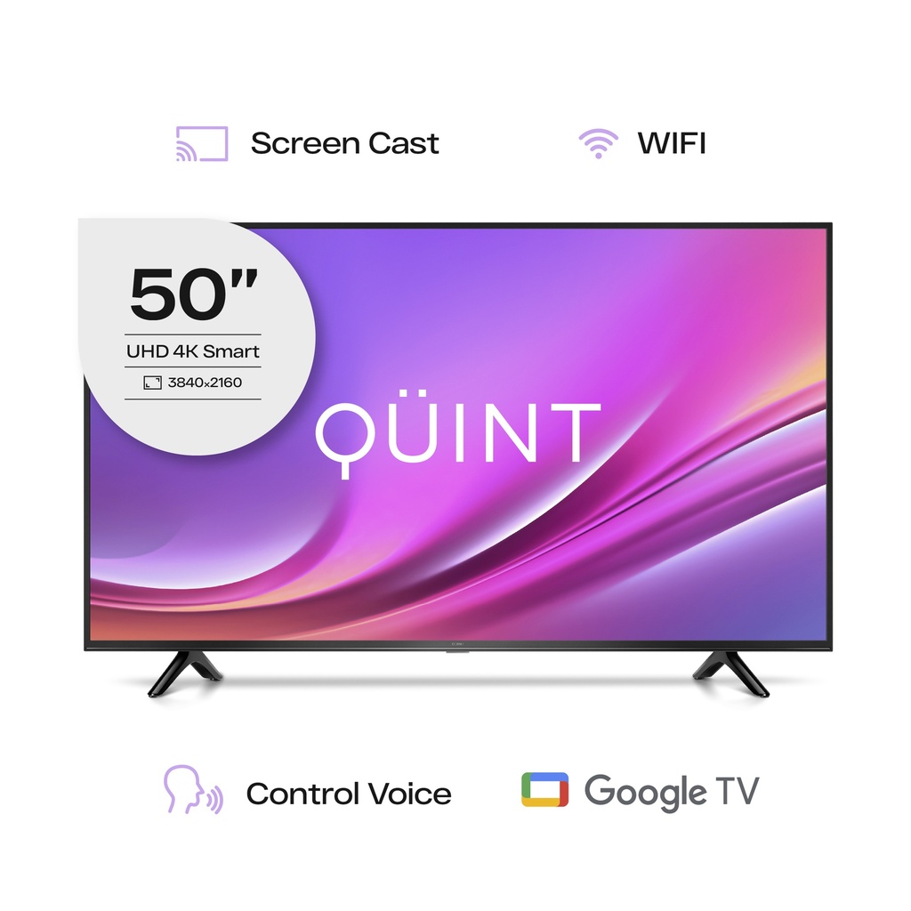 Smart Tv Led 50 HD Quint Con Google TV