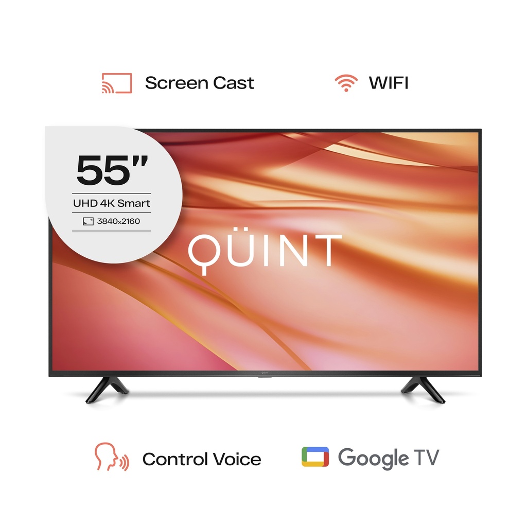 Smart Tv Led 55 HD Quint Con Google TV